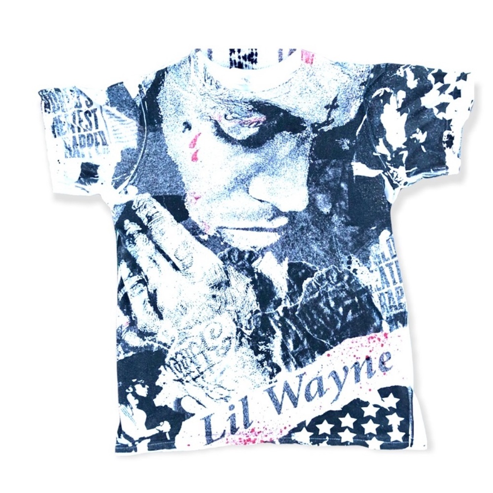 Vintage Lil Wayne Young Money All Over Print T-Shi